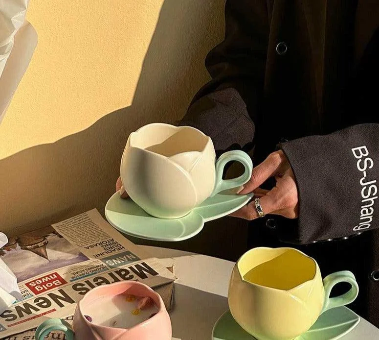 Aesthetic_Ceramic_Tulip_Shaped_Coffee_Mug_Saucer_Set_-_-4120383 Aesthetic Ceramic Tulip Shaped Coffee Mug Saucer Set -