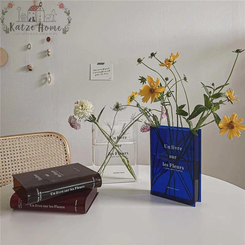 Aesthetic_Clear_Acrylic_Book_Vase_-_-4120458 Aesthetic Clear Acrylic Book Vase -