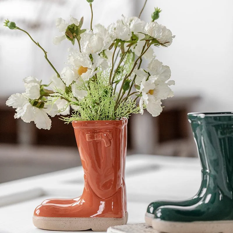 Aesthetic_Farmhouse_Ceramic_Rain_Boot_Vase_-_-4120611 Aesthetic Farmhouse Ceramic Rain Boot Vase -