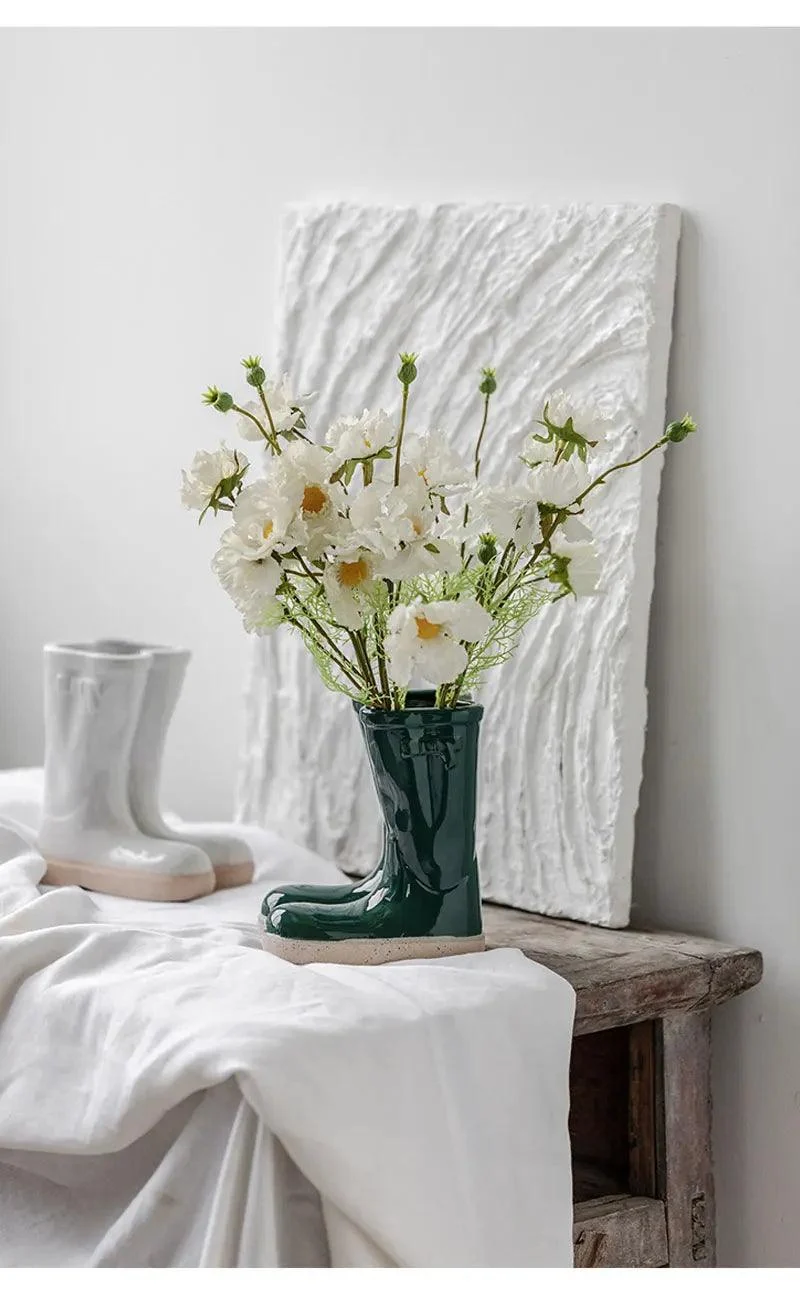 Aesthetic_Farmhouse_Ceramic_Rain_Boot_Vase_-_-4120628 Aesthetic Farmhouse Ceramic Rain Boot Vase -