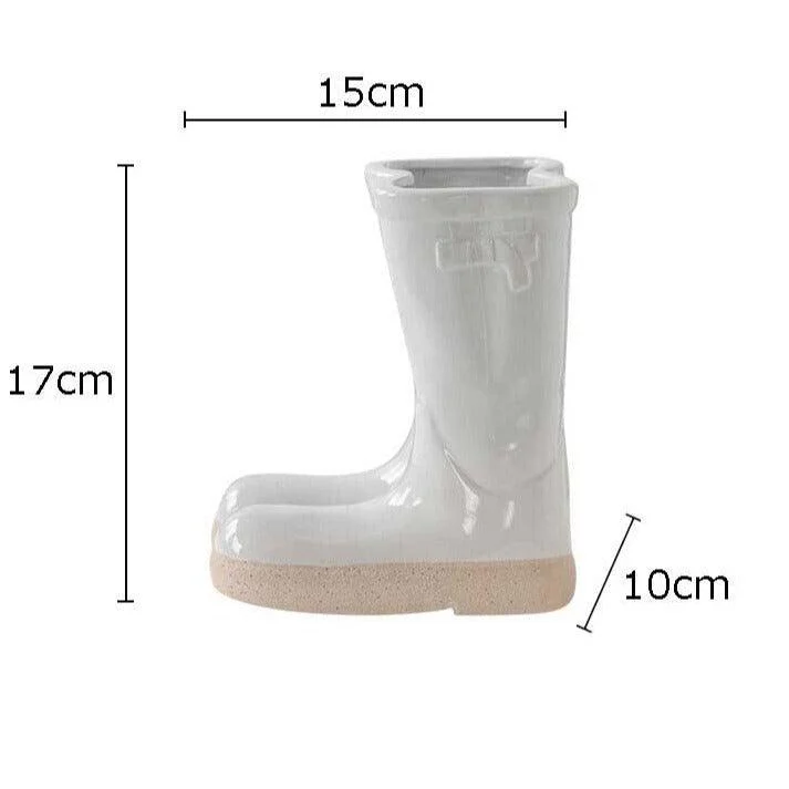 Aesthetic_Farmhouse_Ceramic_Rain_Boot_Vase_-_-4120647 Aesthetic Farmhouse Ceramic Rain Boot Vase -