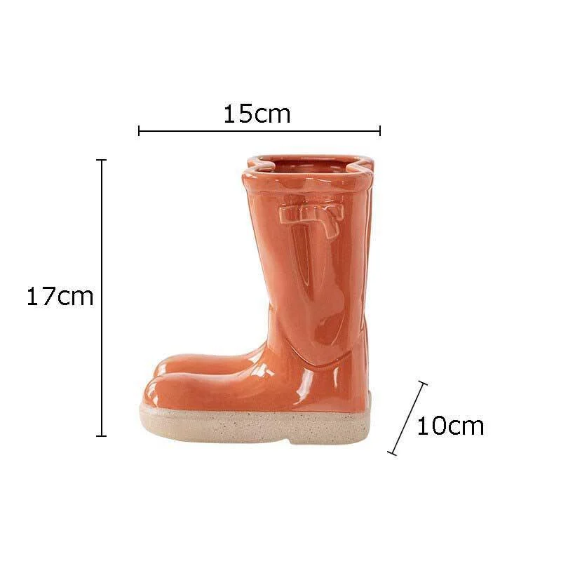 Aesthetic_Farmhouse_Ceramic_Rain_Boot_Vase_-_-4120657 Aesthetic Farmhouse Ceramic Rain Boot Vase -