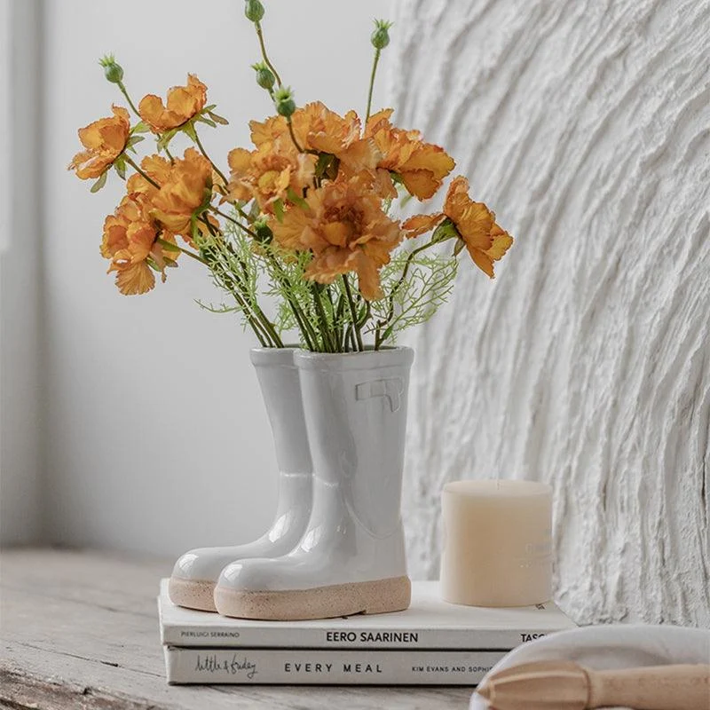 Aesthetic_Farmhouse_Ceramic_Rain_Boot_Vase_-_-4120664 Aesthetic Farmhouse Ceramic Rain Boot Vase -