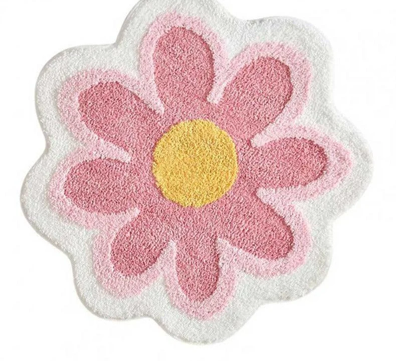 Aesthetic_Green_Flower_Shaped_Rugs_-_-4120944 Aesthetic Green Flower Shaped Rugs -
