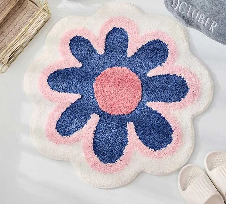 Aesthetic_Green_Flower_Shaped_Rugs_-_-4120949 Aesthetic Green Flower Shaped Rugs -