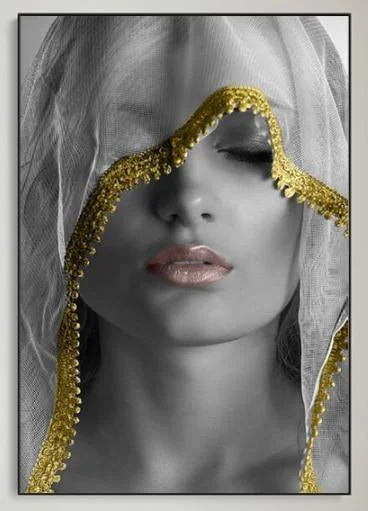 African_Art_Poster_-_Gold_Woman_with_Covering_Painting_-_-_tag1_-4126908 African Art Poster - Gold Woman with Covering Painting - - #tag1#