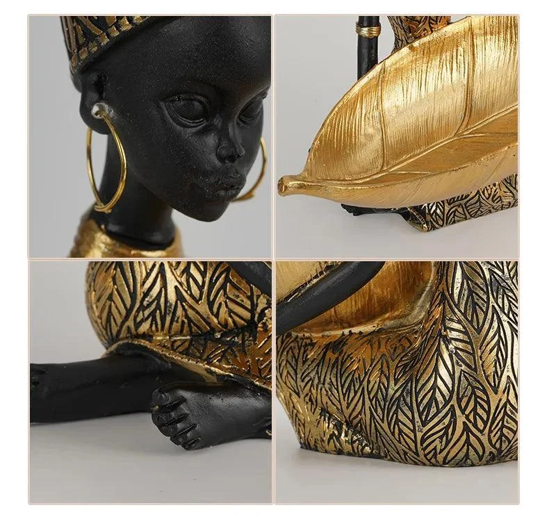African_Tray_Girl_Sculpture_-_-4121923 African Tray Girl Sculpture -