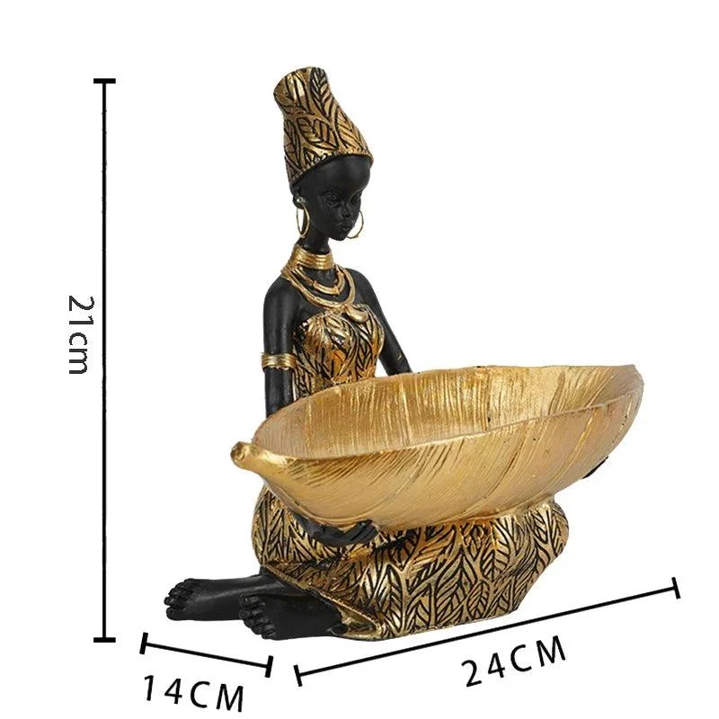 African_Tray_Girl_Sculpture_-_-4121932 African Tray Girl Sculpture -