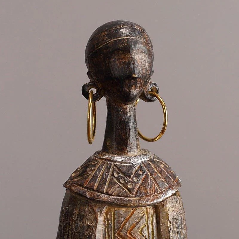 African_Tribal_Woman_Portrait_Home_Decor_Sculpture_-_-4121945 African Tribal Woman Portrait Home Decor Sculpture -
