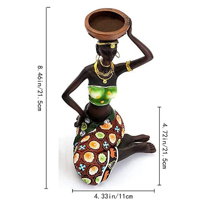 African_Women_Candle_Holder_Sculpture_-_-4121994 African Women Candle Holder Sculpture -