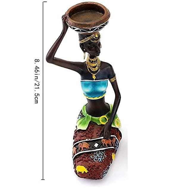 African_Women_Candle_Holder_Sculpture_-_-4122043 African Women Candle Holder Sculpture -