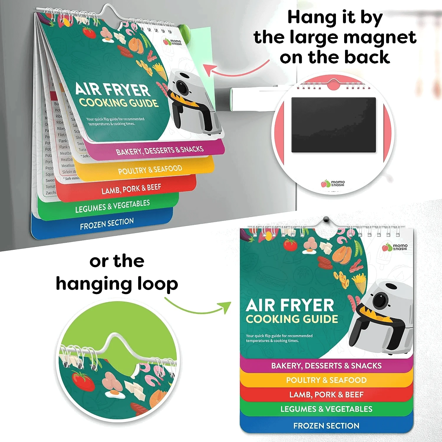 Air_Fryer_Cheat_Sheet_Magnets_Cooking_Guide_Booklet_-_-_tag1_-4131493 Air Fryer Cheat Sheet Magnets Cooking Guide Booklet - - #tag1#