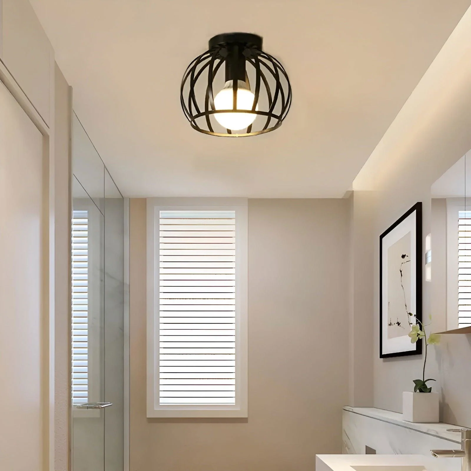 AisleShine_Ceiling_Light_-_Geometric_Light_made_of_Black_Iron_-_-_tag1_-4127593 AisleShine Ceiling Light - Geometric Light made of Black Iron - - #tag1#