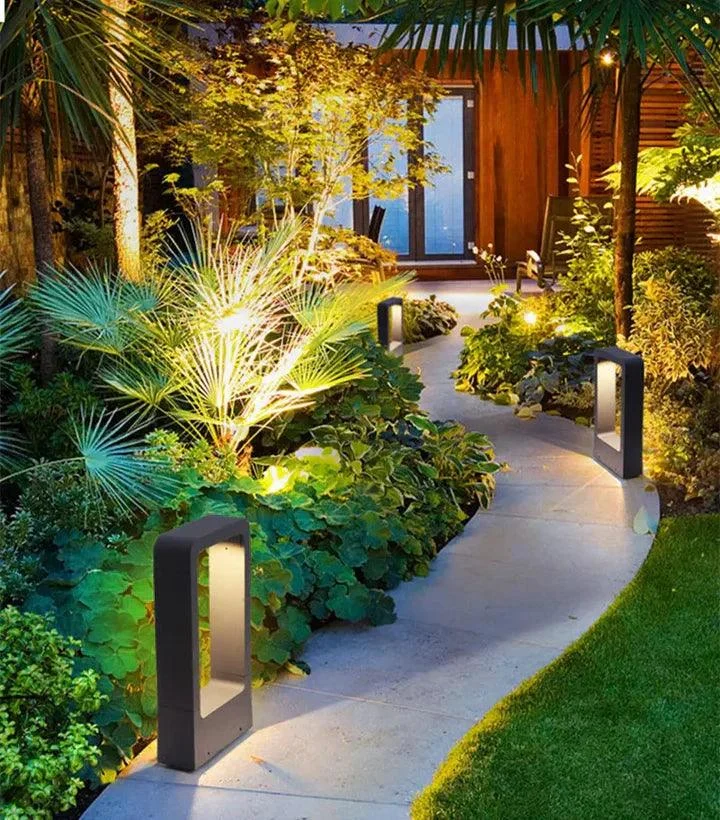 Aluluster - modern aluminum garden lamp -  - #tag1#