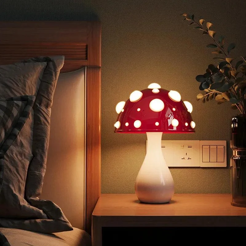 Amanita-Mushroom-Lamp-with-LED-Tricolored-Bulb-AC-or-USB-Warm-Light-Biomimetic-Fly-Agaric-Desk Amanita Mushroom Lamp With Led Tricolored Bulb Ac Or Usb Warm Light Biomimetic Fly Agaric Desk