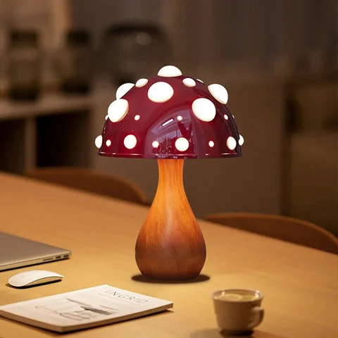 MysticShroom Amanita Paddenstoel Lamp
