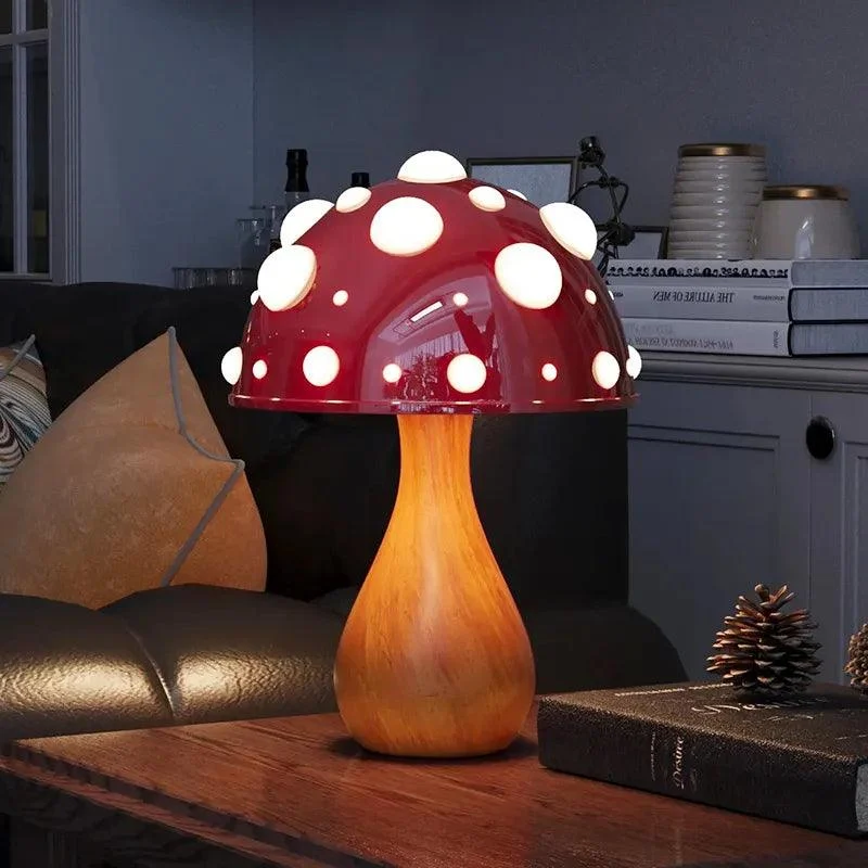 Amanita Mushroom Table Lamp - - #tag1#