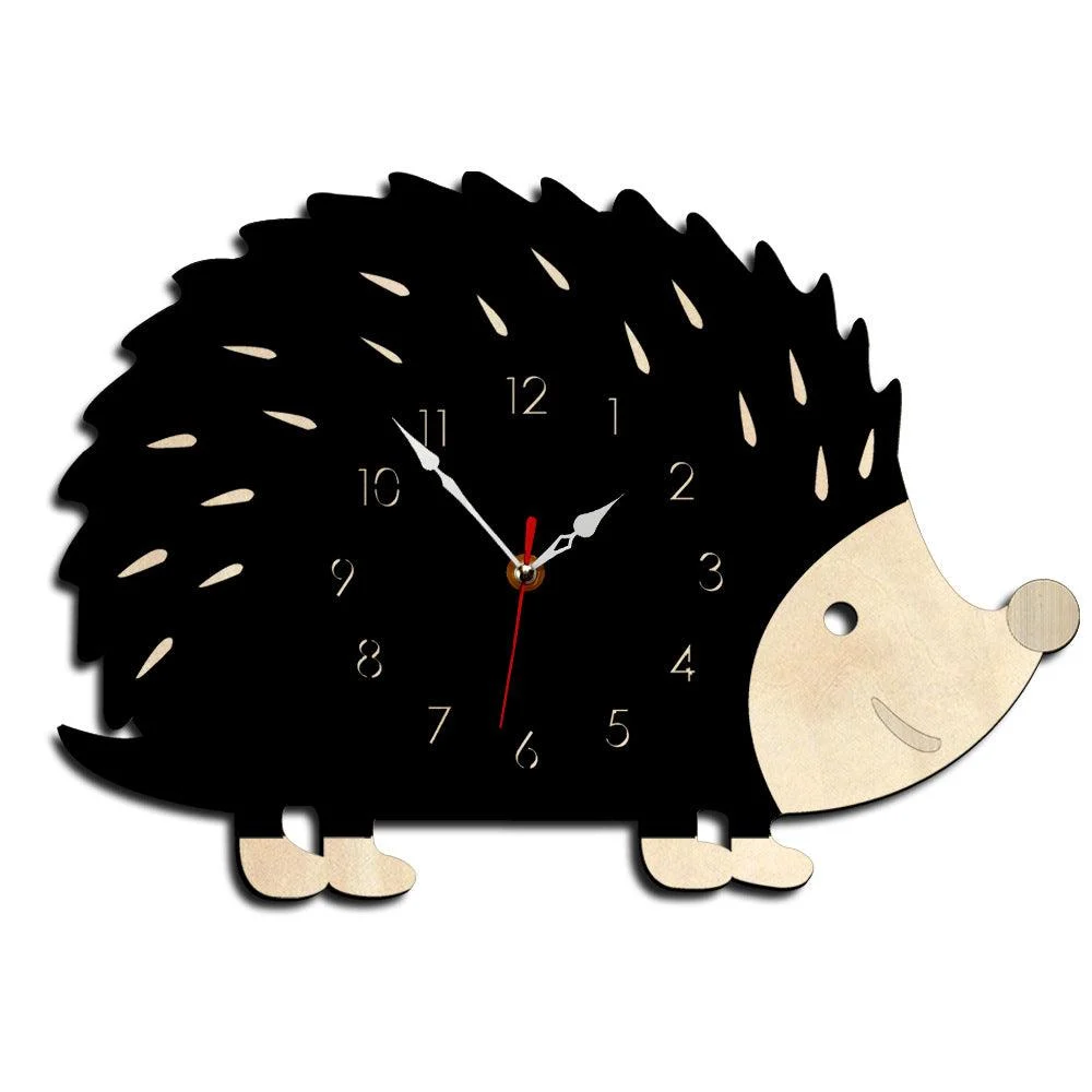 Analogue_Noiseless_Wall_Clock_for_Hedgehog_Lovers_-_-4124298 Analogue Noiseless Wall Clock for Hedgehog Lovers -