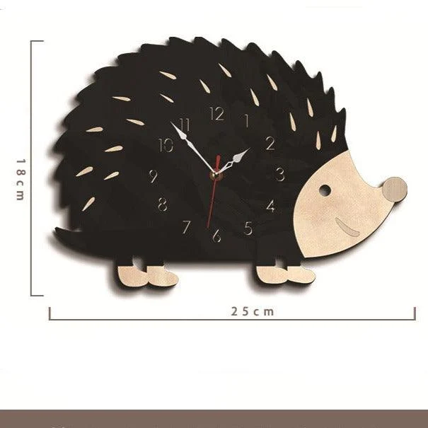 Analogue_Noiseless_Wall_Clock_for_Hedgehog_Lovers_-_-4124303 Analogue Noiseless Wall Clock for Hedgehog Lovers -