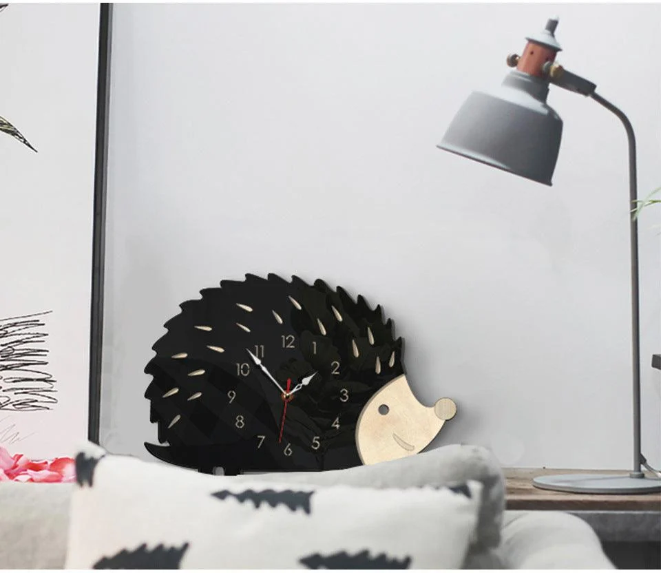 Analogue_Noiseless_Wall_Clock_for_Hedgehog_Lovers_-_-4124308 Analogue Noiseless Wall Clock for Hedgehog Lovers -