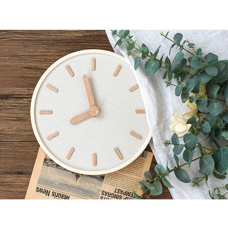 Analogue_Round_Wooden_Wall_Clock_for_Home_-_-4124376 Analogue Round Wooden Wall Clock for Home -