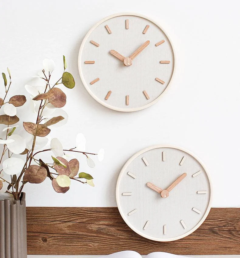 Analogue_Round_Wooden_Wall_Clock_for_Home_-_-4124389 Analogue Round Wooden Wall Clock for Home -