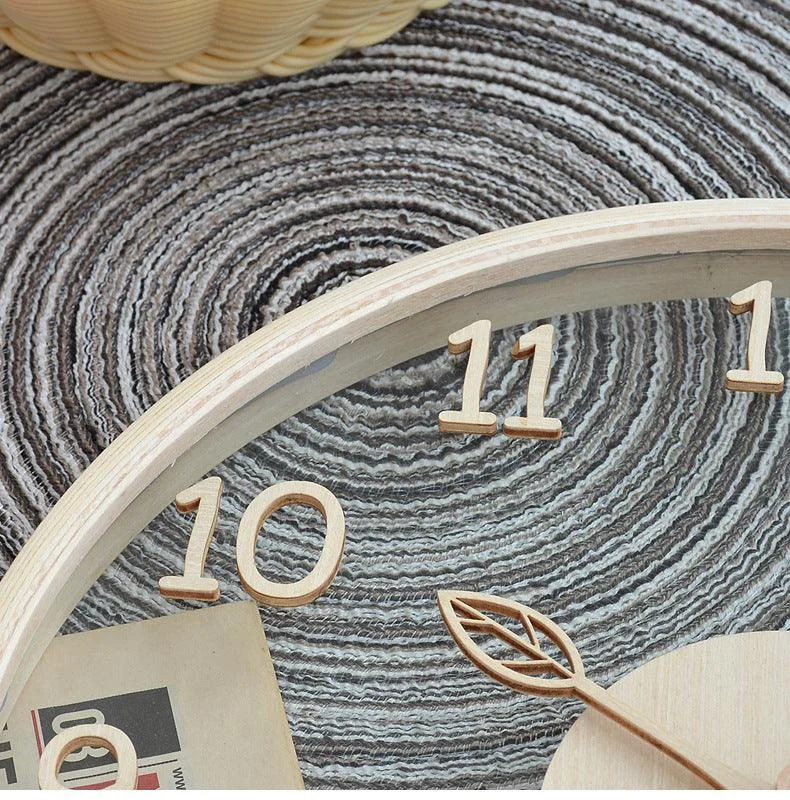 Analogue_Wall_Decor_Wood_Clock_for_Home_-_-4124638 Analogue Wall Décor Wood Clock for Home -