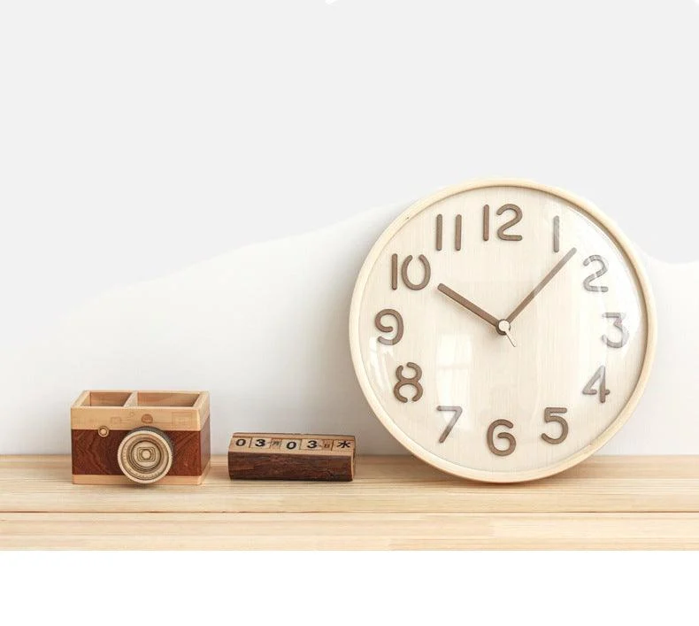 Analogue_Wooden_Noiseless_Wall_Decor_Clock_for_Lounge_-_-4124732 Analogue Wooden Noiseless Wall Décor Clock for Lounge -