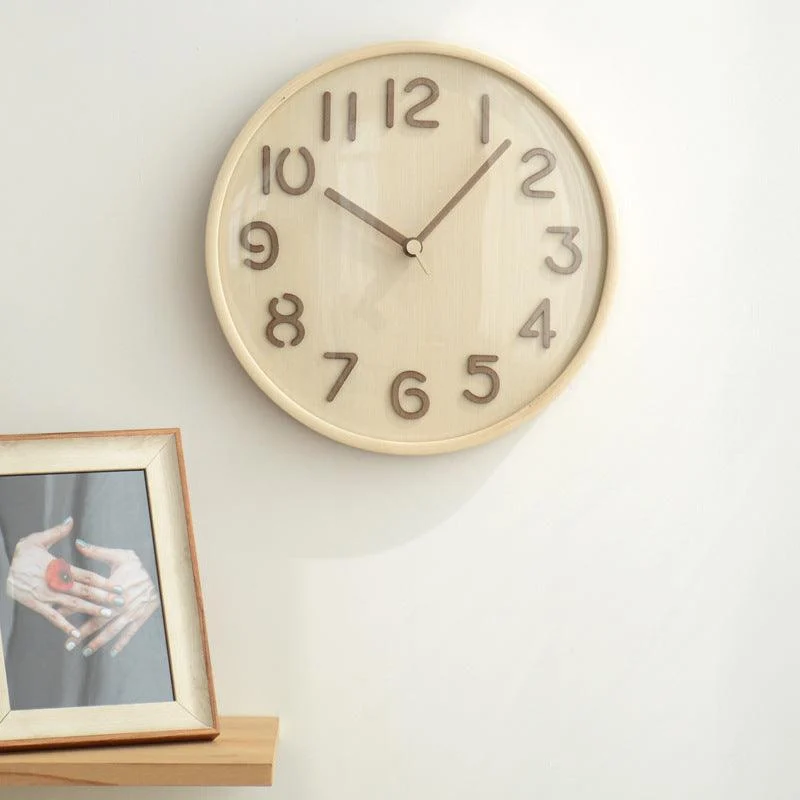Analogue_Wooden_Noiseless_Wall_Decor_Clock_for_Lounge_-_-4124741 Analogue Wooden Noiseless Wall Décor Clock for Lounge -