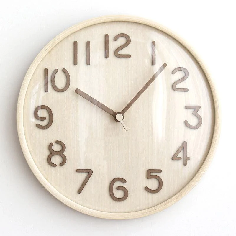 Analogue_Wooden_Noiseless_Wall_Decor_Clock_for_Lounge_-_-4124756 Analogue Wooden Noiseless Wall Décor Clock for Lounge -