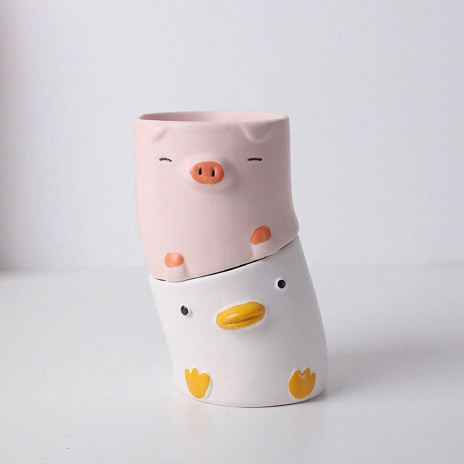 Animal Cup Planters -