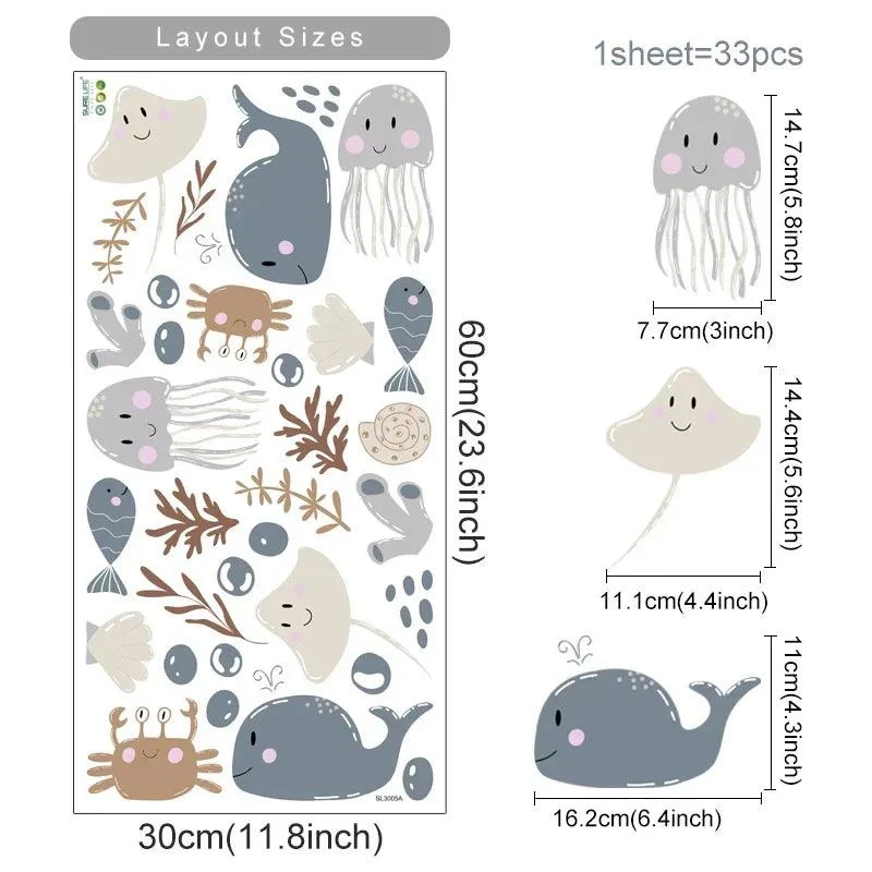 Animals in the Wild Wall Sticker | Atmospheric wall stickers for your child's room -  - #tag1#