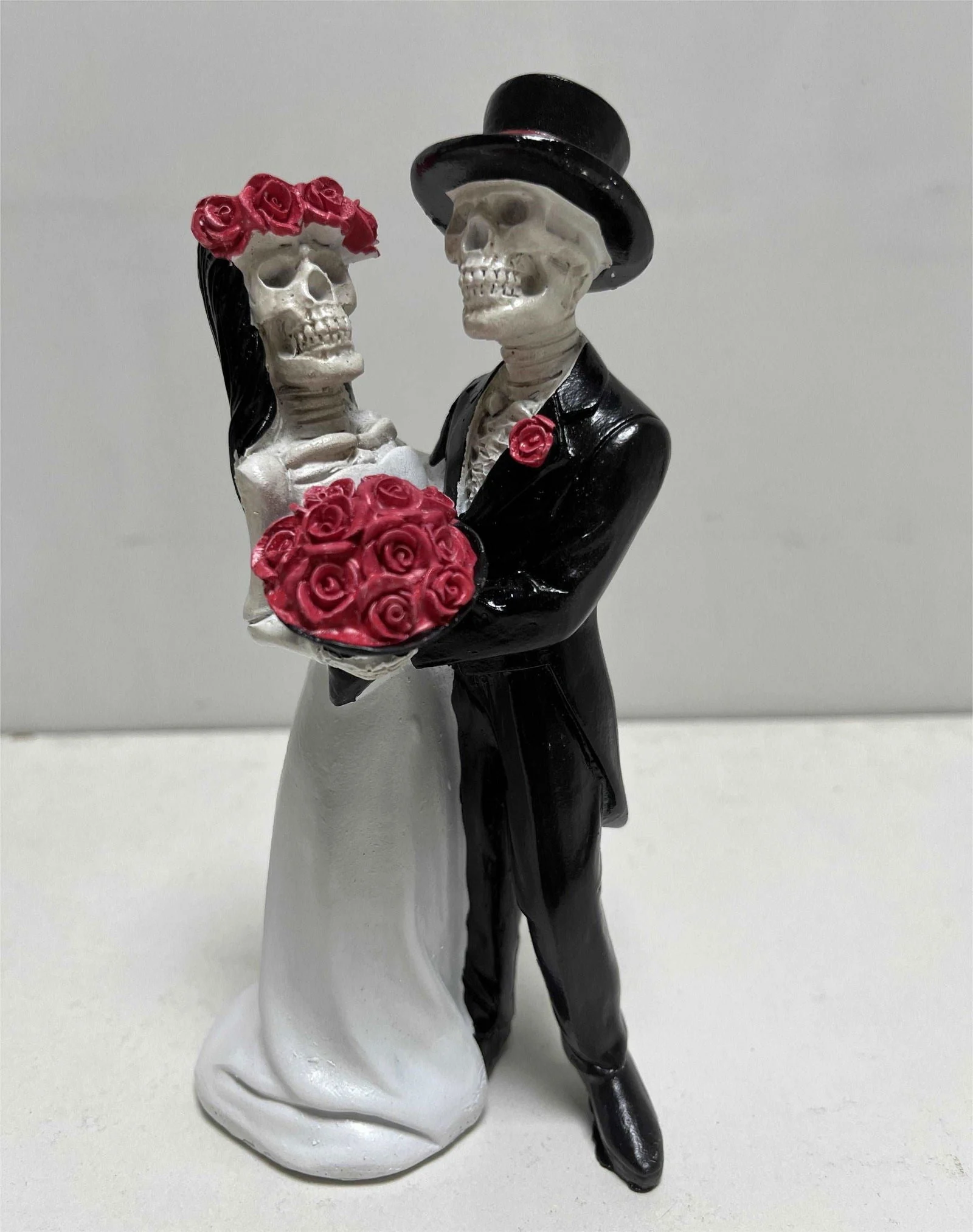Anniversary Wedding Halloween Decoration Ghost Couple Pair Resin Elf Ornament - - #tag1#