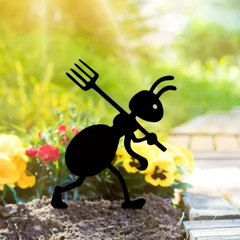 Ant garden decoration | Working metal ant - - #tag1#