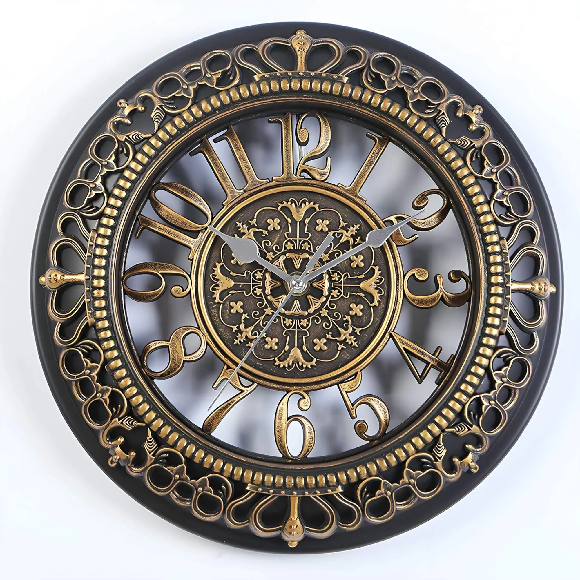 AntikeEleganzWanduhr-KlassischesDesignmitCharmantenDetails4 Antikeeleganzwanduhr Klassischesdesignmitcharmantendetails4