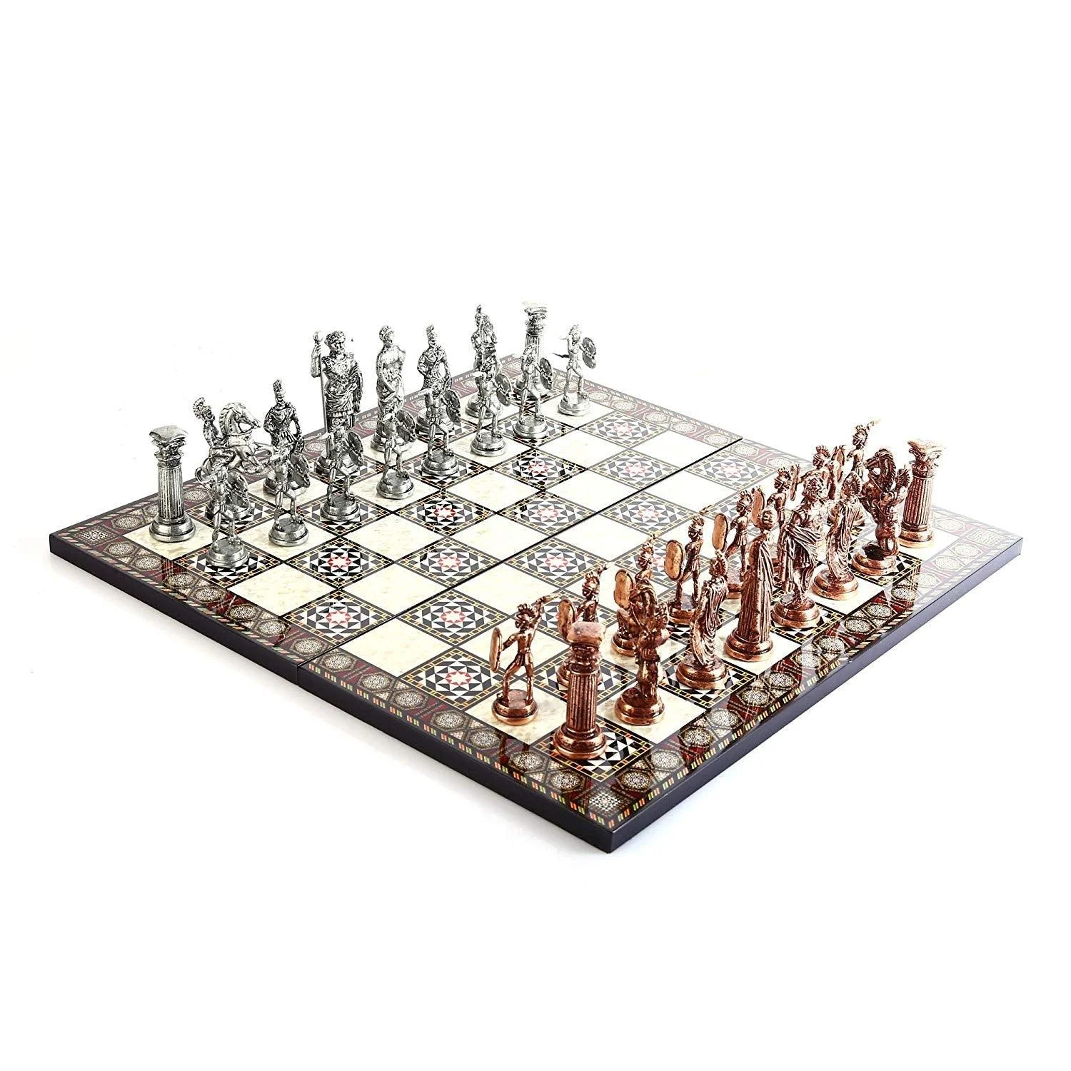 Antique_Copper_Rome_Figures_Chess_Set_Sculptures_and_Statues_-_-4126412 Antique Copper Rome Figures Chess Set Sculptures and Statues -