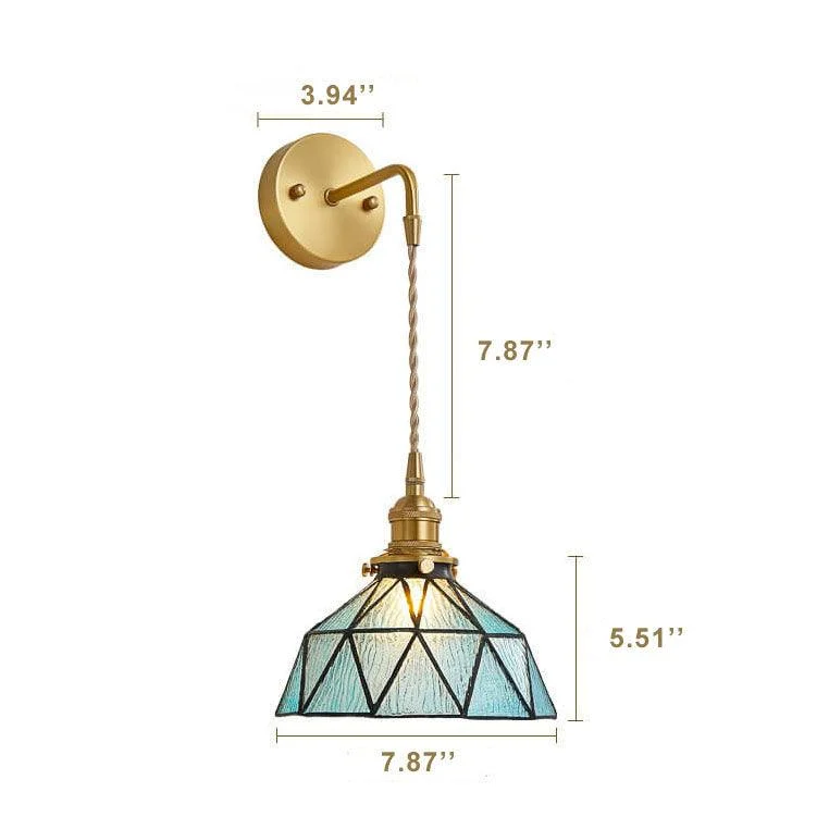 Aquarius - Modern wall lamp made of water ripple glass in irregular dome shape -  - #tag1#