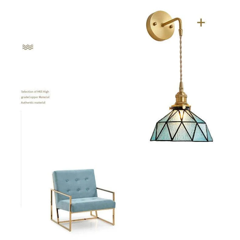Aquarius - Modern wall lamp with water ripple glass and dome shape -  - #tag1#