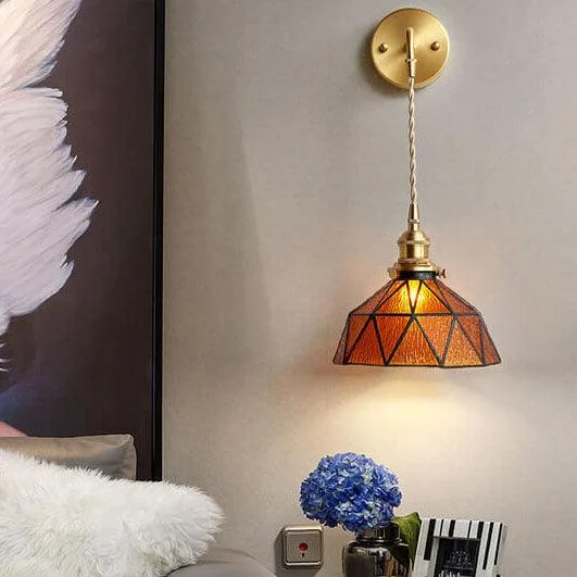 Aquarius - Modern wall lamp with water ripple glass and dome shape -  - #tag1#