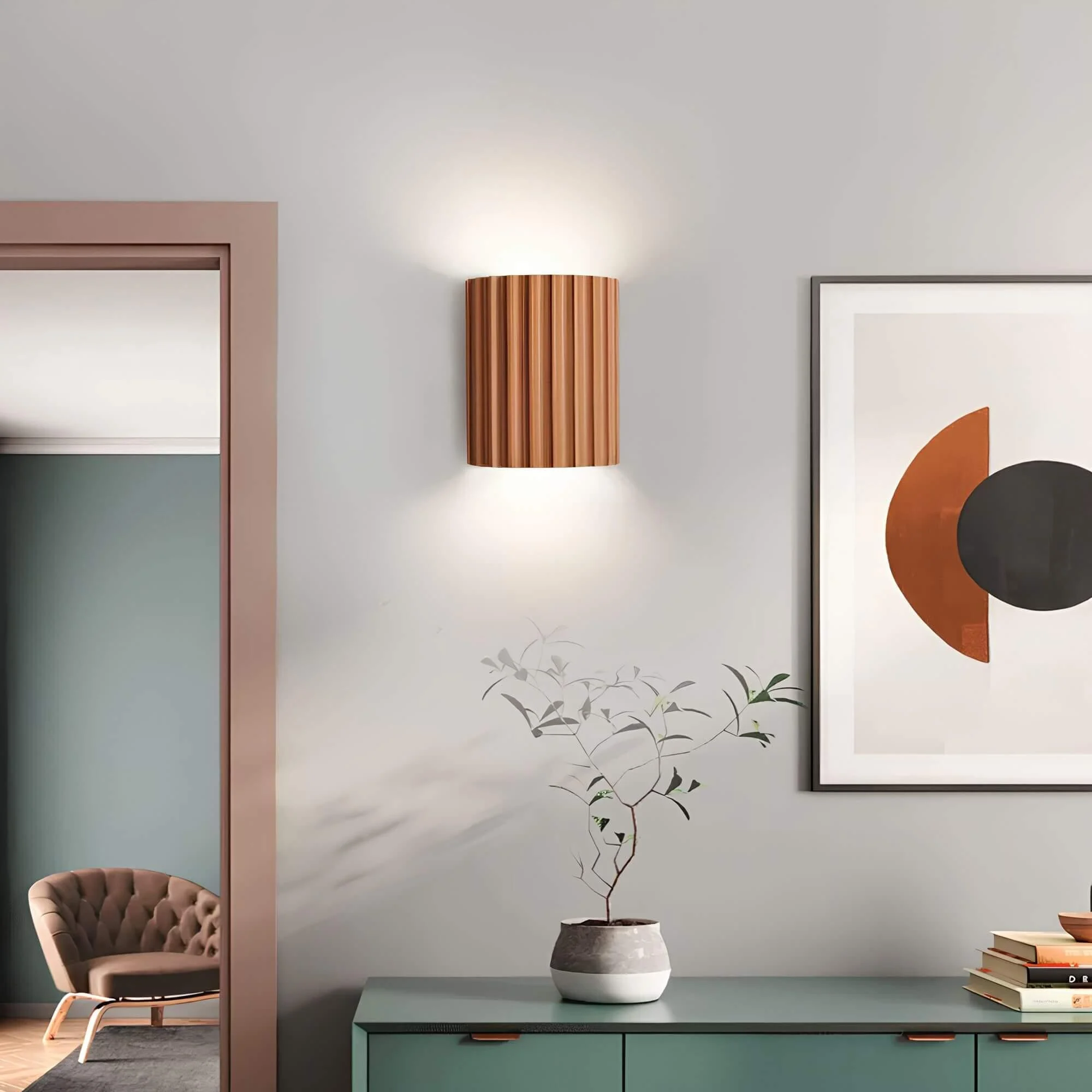 ArtiGlow-ModerneWandlampausKunstharz-LED-BeleuchtungEnergiesparendVerschiedeneFarben2xlumina Artiglow Modernewandlampauskunstharz Led Beleuchtungenergiesparendverschiedenefarben2xlumina