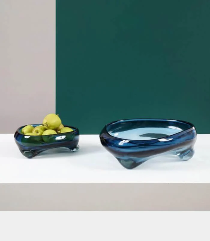 Artisan_Handblown_Glass_Decorative_Bowl_-_Modern_Fluid_Design_in_3_Sizes_-_-_tag1_-4136739 Artisan Handblown Glass Decorative Bowl - Modern Fluid Design in 3 Sizes - - #tag1#