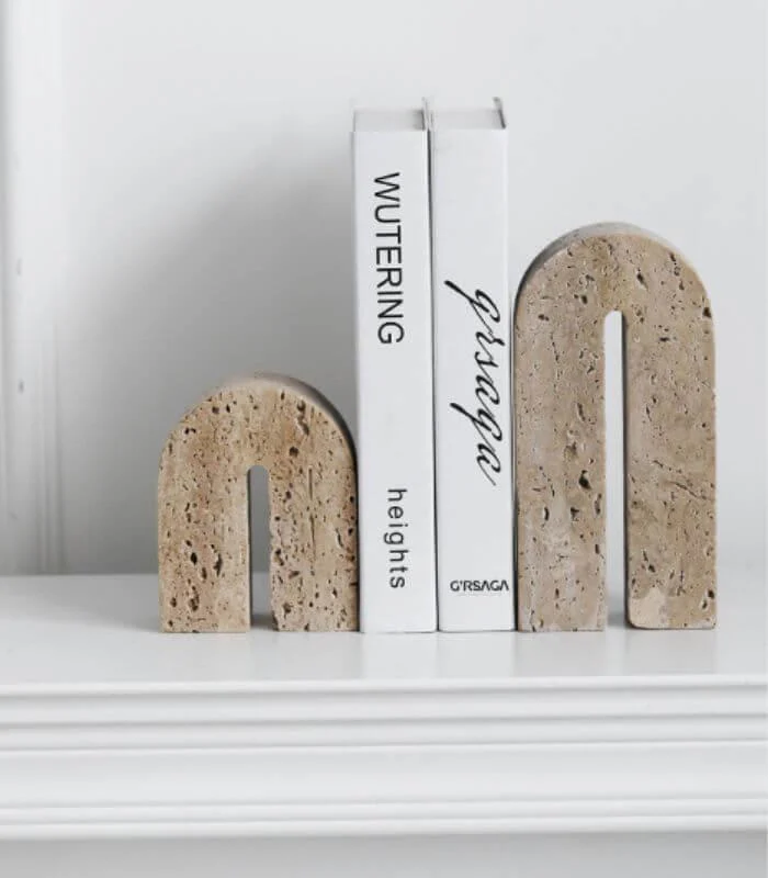 Artisanal_Travertine_Arch_Bookend_-_Naturally_Elegant_Home_Accent_-_-_tag1_-4136843 Artisanal Travertine Arch Bookend - Naturally Elegant Home Accent - - #tag1#
