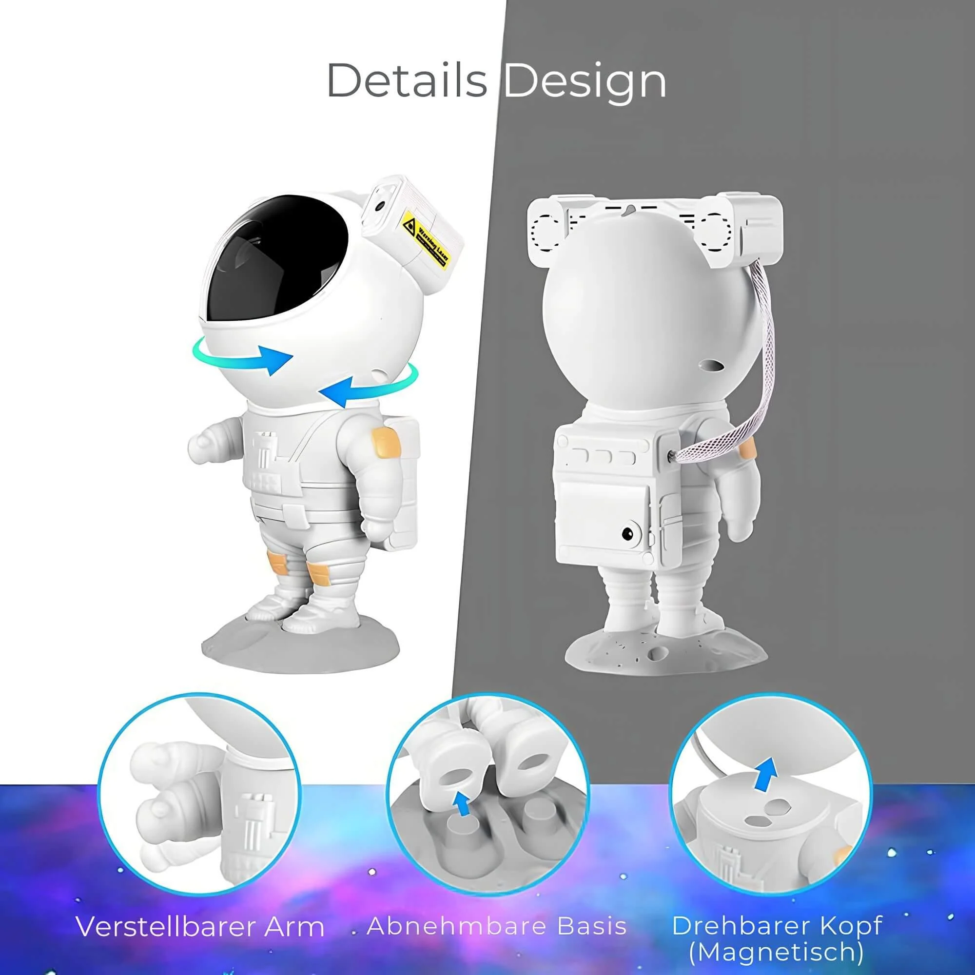 Astronaut_Sternenhimmel_Projektorlampe_-_360_drehbarer_Kopf_RGB_LED_Fernbedienung_4_2 Astronaut Sternenhimmel Projektorlampe 360 Drehbarer Kopf Rgb Led Fernbedienung 4 2