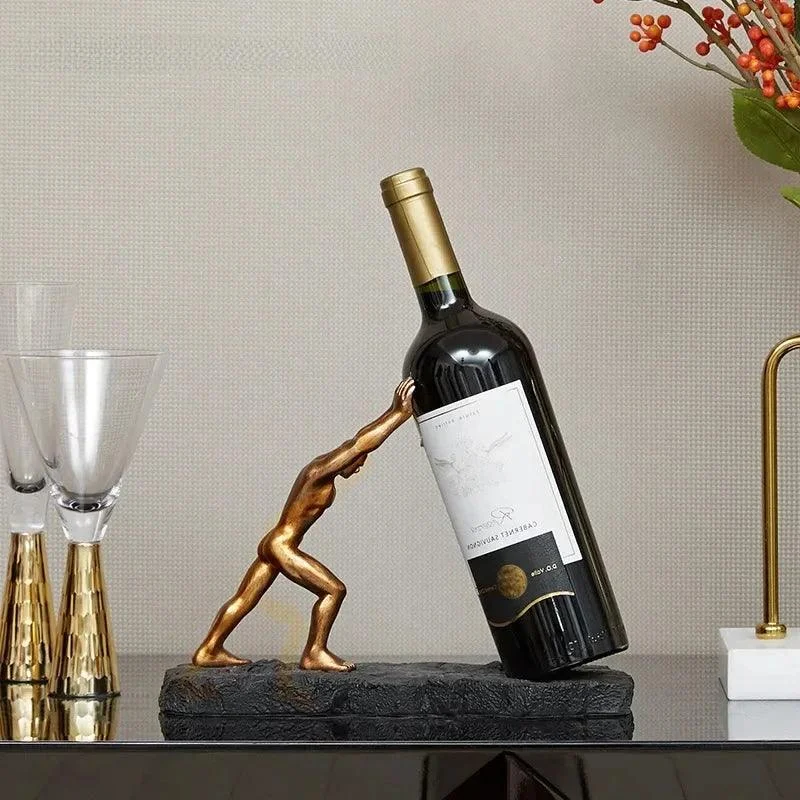 Atlas Bronze Wine Holder -  - #tag1#