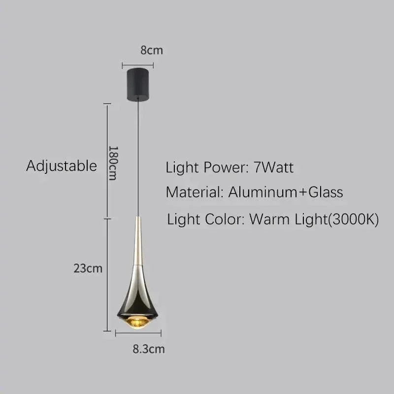 Aurora Luxuria - Silver Plated Pendant Lamp -  - #tag1#