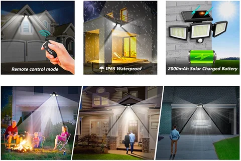 Solar LED Beveiligingslamp