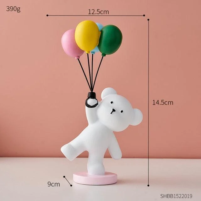Baby Polar Bear With Balloons - - #tag1#