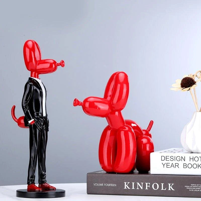 Balloon_Dog_in_Suit_Street_Art_Statue_-_-4133231 Balloon Dog in Suit Street Art Statue -