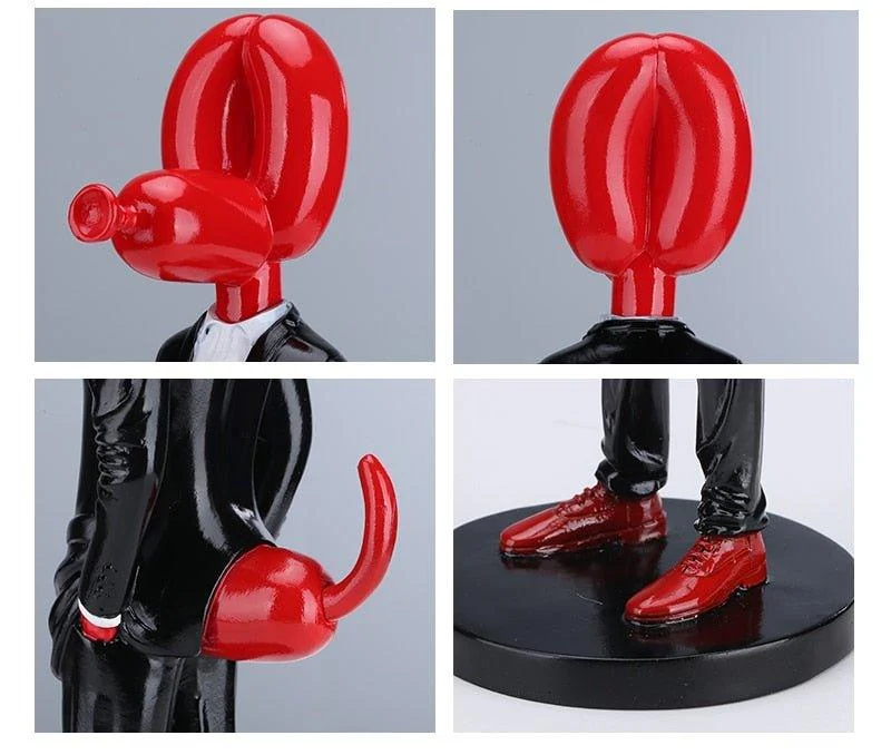 Balloon_Dog_in_Suit_Street_Art_Statue_-_-4133252 Balloon Dog in Suit Street Art Statue -