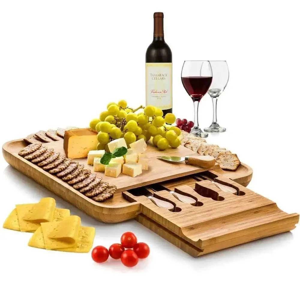 Bamboo_Cheese_Board_with_Cutlery_-_-_tag1_-4144577 Bamboo Cheese Board with Cutlery - - #tag1#